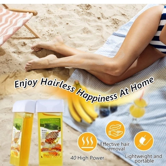 REXEZ Pink and White Hair Removal Kit - Picture 3 of 3